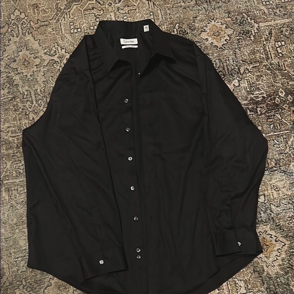 Calvin Klein Men's Black Shirt